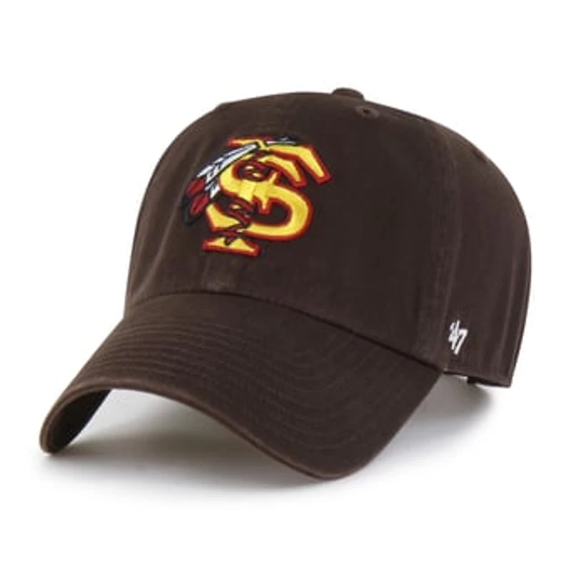 Men's '47  Brown Florida State Seminoles Vault Clean Up Adjustable Hat