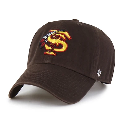 Men's '47 Brown Florida State Seminoles Vault Clean Up Adjustable Hat