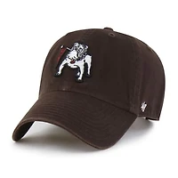Men's '47  Brown Georgia Bulldogs Vault Clean Up Adjustable Hat