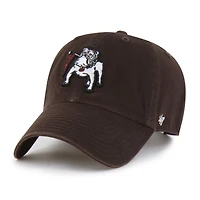 Men's '47  Brown Georgia Bulldogs Vault Clean Up Adjustable Hat