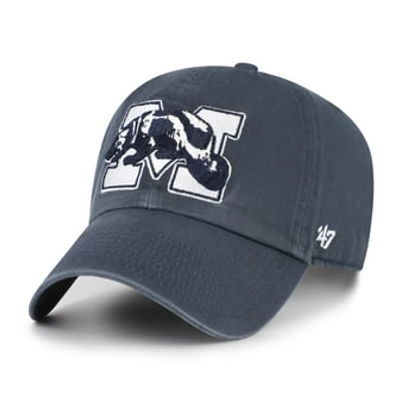 Men's '47 Navy Michigan Wolverines Vault Clean Up Adjustable Hat