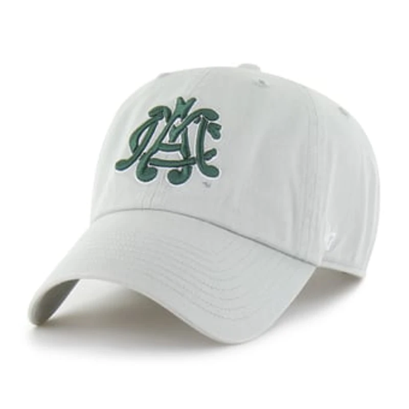 Men's '47 Gray Michigan State Spartans Vault Clean Up Adjustable Hat