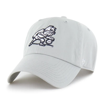 Men's '47 Gray Gonzaga Bulldogs Vault Clean Up Adjustable Hat