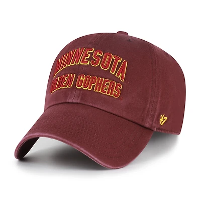 Men's '47 Maroon Minnesota Golden Gophers Vault Clean Up Adjustable Hat