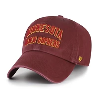 Men's '47  Maroon Minnesota Golden Gophers Vault Clean Up Adjustable Hat