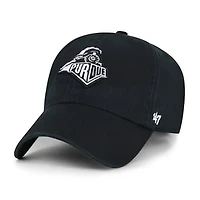 Men's '47  Black Purdue Boilermakers Vault Clean Up Adjustable Hat