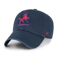 Men's '47  Navy SMU Mustangs Vault Clean Up Adjustable Hat