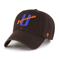 Men's '47  Brown Syracuse Orange Vault Clean Up Adjustable Hat
