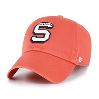 Men's '47  Orange Syracuse Orange Vault Clean Up Adjustable Hat