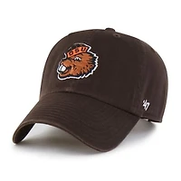 Men's '47  Brown Oregon State Beavers Vault Clean Up Adjustable Hat