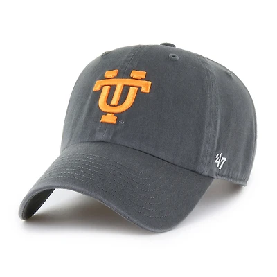 Men's '47  Charcoal Tennessee Volunteers Vault Clean Up Adjustable Hat