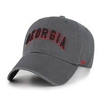 Men's '47  Graphite Georgia Bulldogs Vault Clean Up Adjustable Hat