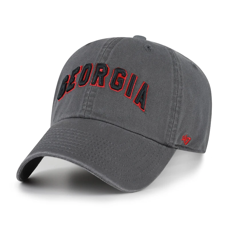 Men's '47 Graphite Georgia Bulldogs Vault Clean Up Adjustable Hat