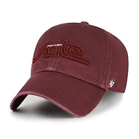 Men's '47  Maroon Mississippi State Bulldogs Vault Clean Up Adjustable Hat