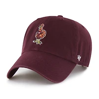 Men's '47  Maroon Virginia Tech Hokies Vault Clean Up Adjustable Hat