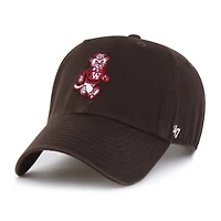 Men's '47  Brown Washington State Cougars Vault Clean Up Adjustable Hat