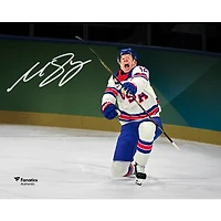 Matthew Boldy Team USA Autographed 8" x 10" 2026 Winter Olympics Gold Medal Winner Photograph