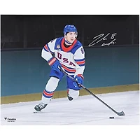 Zach Werenski Team USA Autographed 16" x 20" 2026 Winter Olympics Gold Medal Winner Photograph
