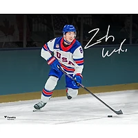 Zach Werenski Team USA Autographed 16" x 20" 2026 Winter Olympics Gold Medal Winner Photograph