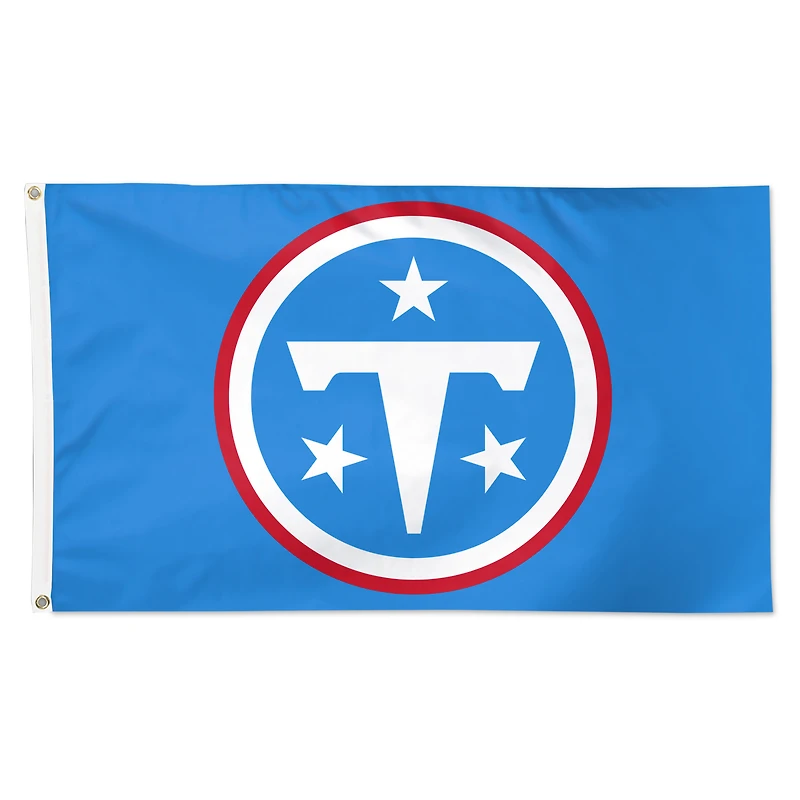 WinCraft Tennessee Titans Single-Sided Deluxe 3' x 5' Primary Logo Flag