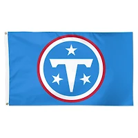 WinCraft Tennessee Titans  Single-Sided Deluxe 3' x 5' Primary Logo Flag