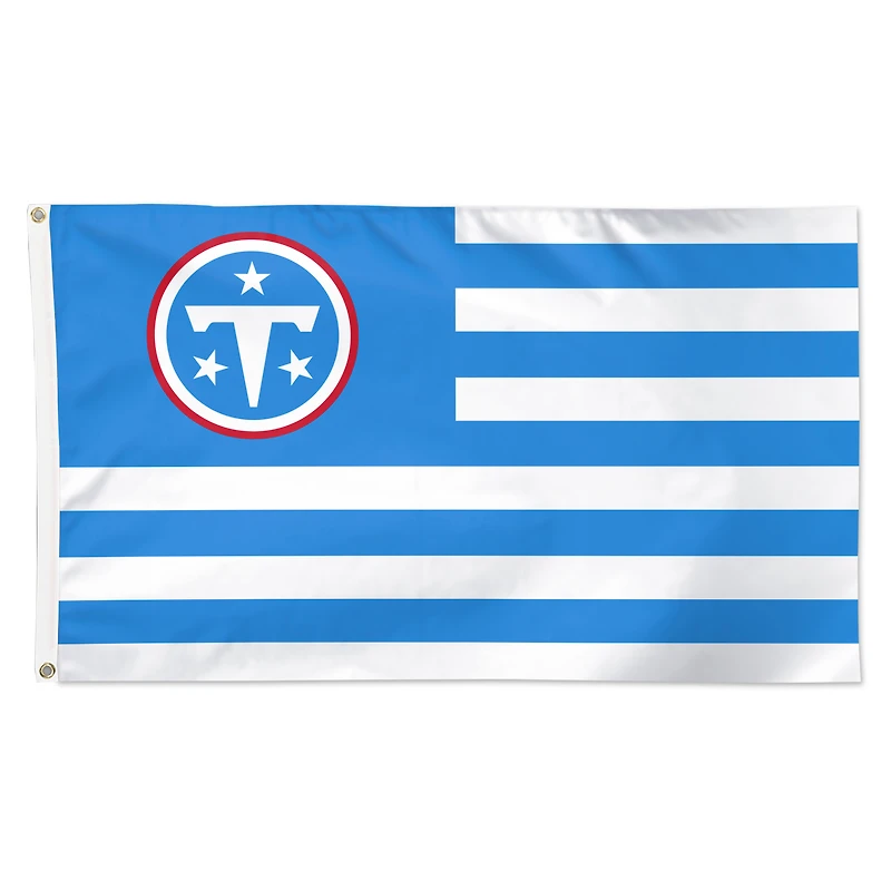 WinCraft Tennessee Titans  Single-Sided Deluxe 3' x 5' Patriotic Flag