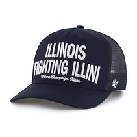 Men's '47 Navy Illinois Fighting Illini Contemporary Hitch Trucker Adjustable Hat