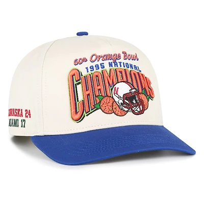 Men's '47 Natural Nebraska Huskers Orange Bowl Champions Scored Hitch Adjustable Hat