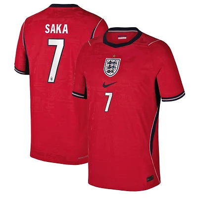 Youth Nike Bukayo Saka Red England National Team 2026 Away Match Authentic Jersey