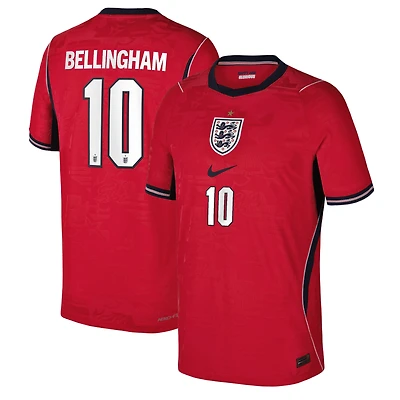 Youth Nike Jude Bellingham Red England National Team 2026 Away Match Authentic Jersey