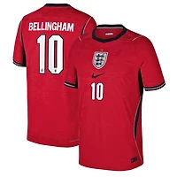 Youth Nike Jude Bellingham Red England National Team 2026 Away Match Authentic Jersey