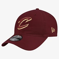 Men's New Era  Wine Cleveland Cavaliers Team 9TWENTY Adjustable Hat