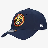 Men's New Era  Navy Denver Nuggets Team 9TWENTY Adjustable Hat