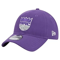 Men's New Era  Purple Sacramento Kings Team 9TWENTY Adjustable Hat