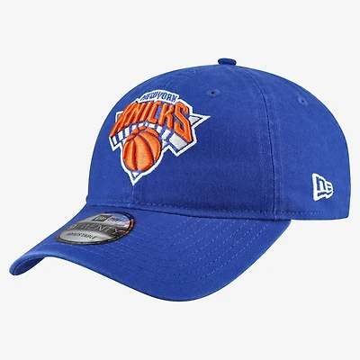 Men's New Era Blue New York Knicks Team 9TWENTY Adjustable Hat