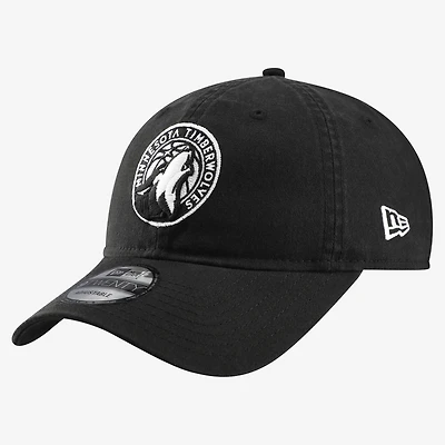 Men's New Era Black Minnesota Timberwolves 9TWENTY Adjustable Hat