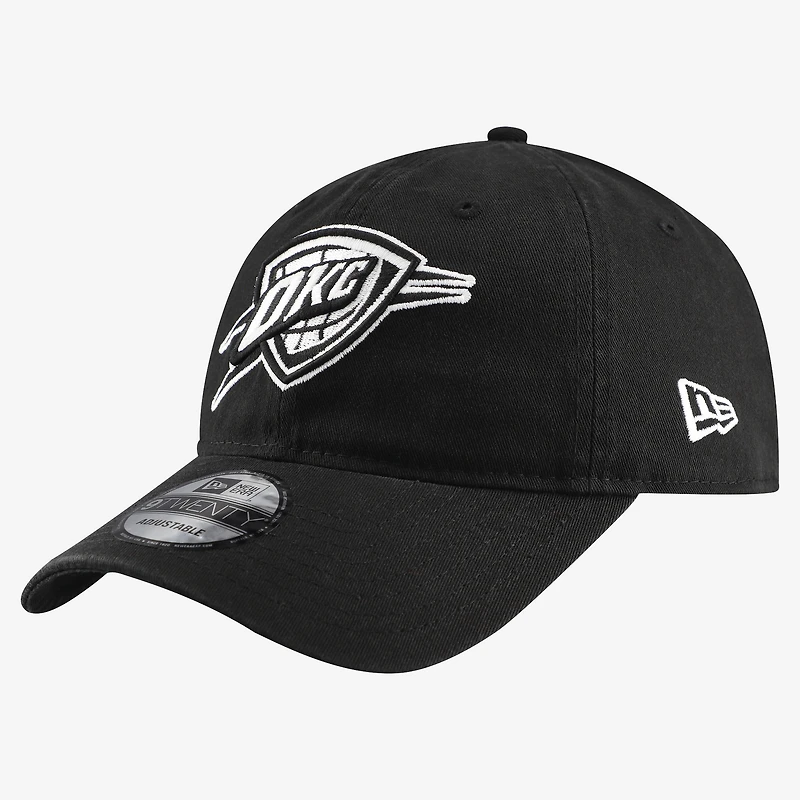 Men's New Era Black Oklahoma City Thunder 9TWENTY Adjustable Hat