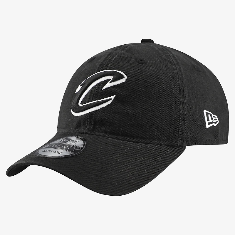 Men's New Era Black Cleveland Cavaliers 9TWENTY Adjustable Hat