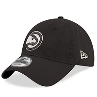 Men's New Era Black Atlanta Hawks 9TWENTY Adjustable Hat