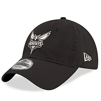 Men's New Era Black Charlotte Hornets 9TWENTY Adjustable Hat