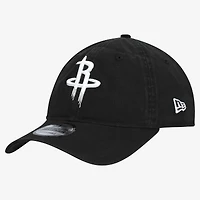 Men's New Era Black Houston Rockets 9TWENTY Adjustable Hat