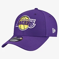 Men's New Era  Purple Los Angeles Lakers Team 9FORTY Adjustable Hat
