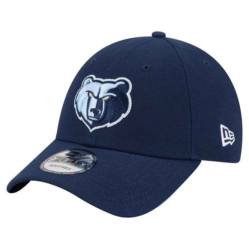 Men's New Era Navy Memphis Grizzlies Team 9FORTY Adjustable Hat