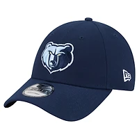 Men's New Era  Navy Memphis Grizzlies Team 9FORTY Adjustable Hat