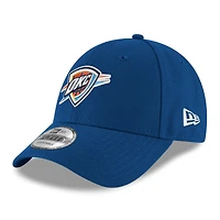 Men's New Era  Blue Oklahoma City Thunder Team 9FORTY Adjustable Hat