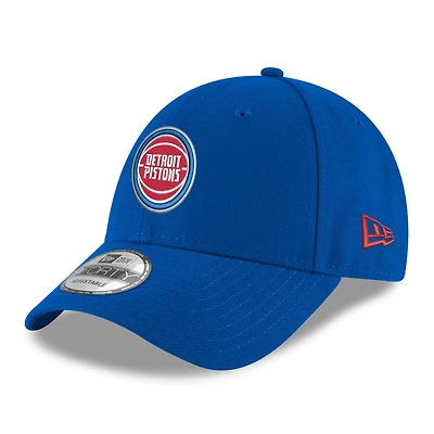 Men's New Era Royal Detroit Pistons Team 9FORTY Adjustable Hat