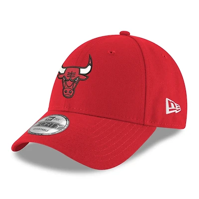 Men's New Era  Red Chicago Bulls Team 9FORTY Adjustable Hat