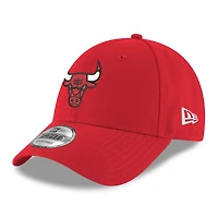 Men's New Era  Red Chicago Bulls Team 9FORTY Adjustable Hat
