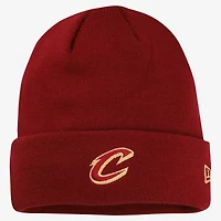 Men's New Era Wine Cleveland Cavaliers OTC Cuffed Knit Hat