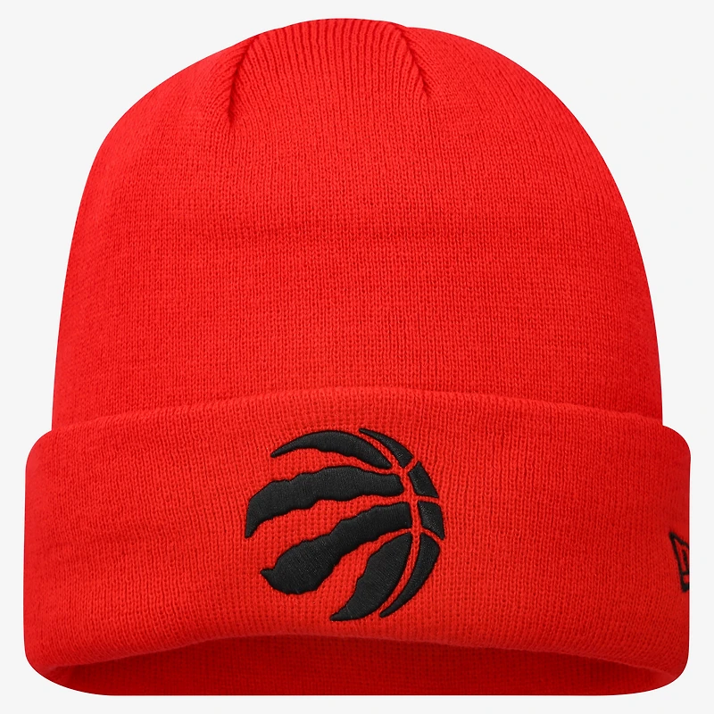 Men's New Era Red Toronto Raptors Cuffed Knit Hat